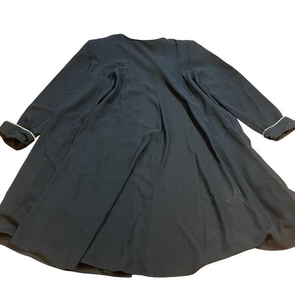 Vintage Dolce Made In USA Cardigan Cloak Size M Y2K Embellished Cocktail - Picture 2 of 5